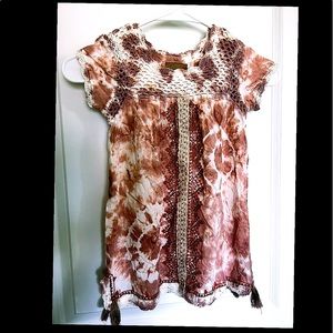 NWT Skemo Girls Secret Garden Mini Dress in Purple